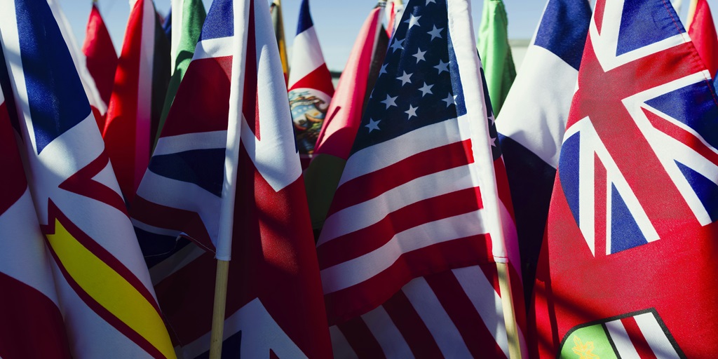 top countries for graduation flags